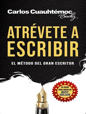 cover image of Atrévete a escribir